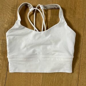Lululemon white sports bra size 2